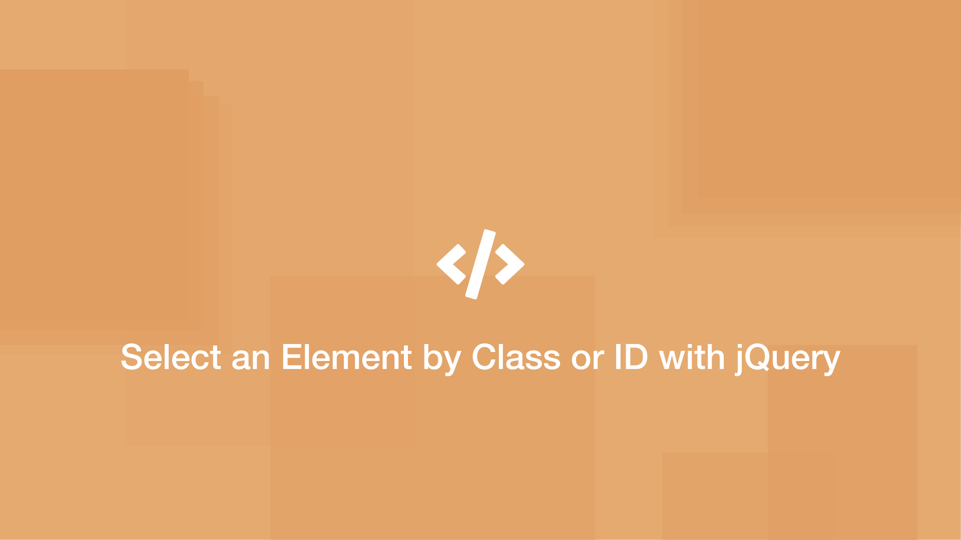 Select an Element by Class or ID with jQuery   SkillSugar
