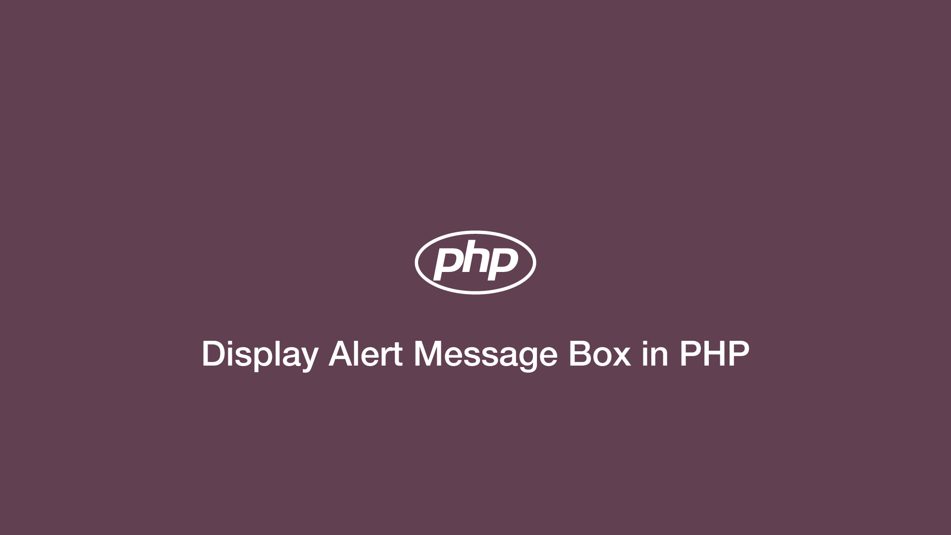 Messages php id. Alert php.