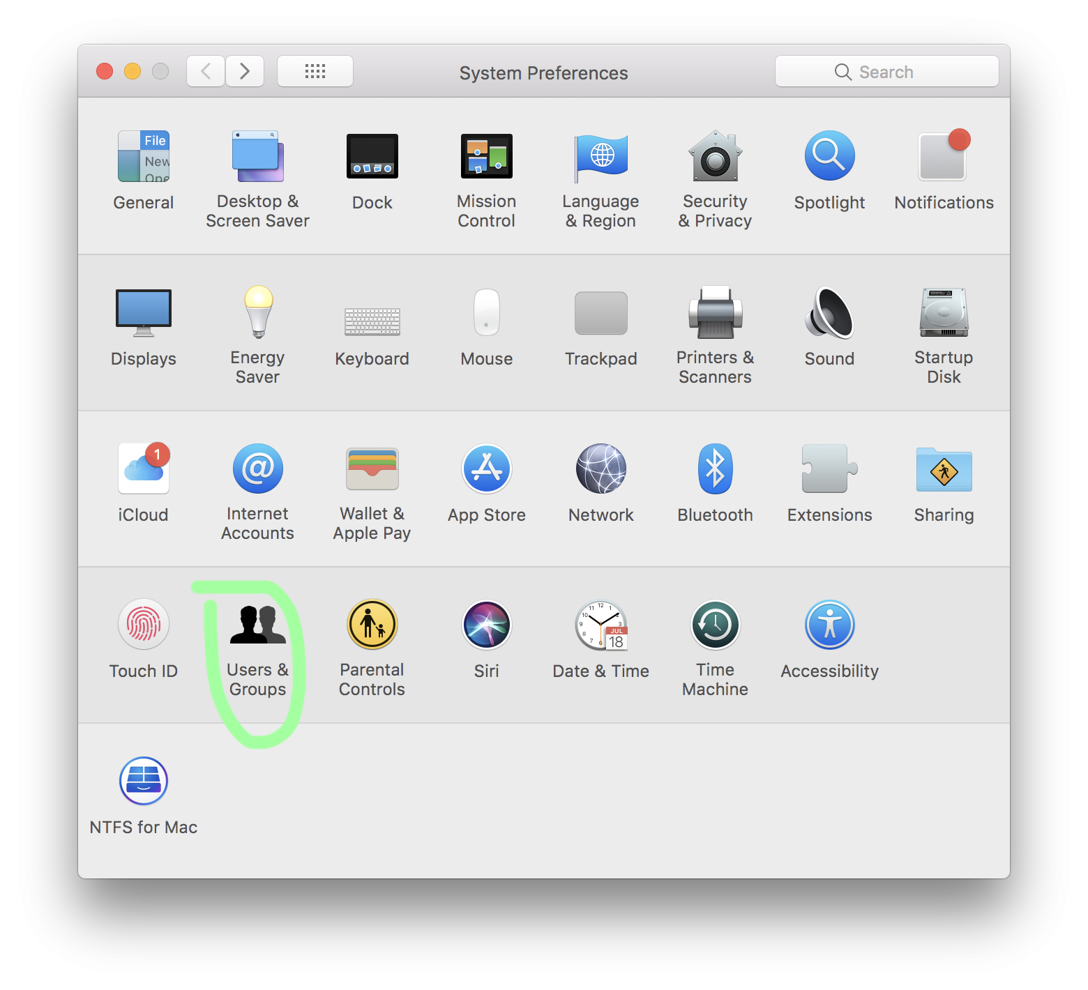 System Preferences